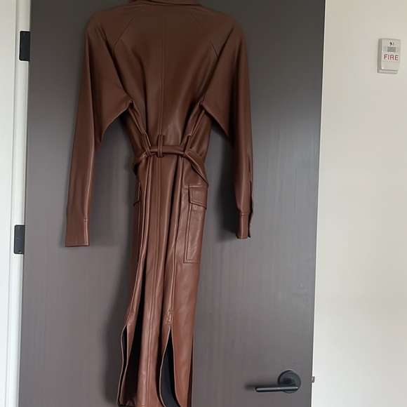 Tibi brown leather dress - Picture 7 of 8